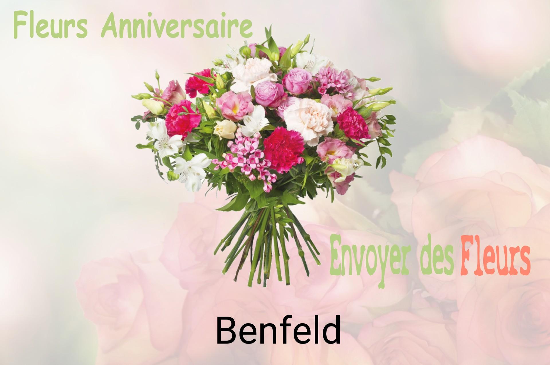 Bouquet de fleurs d’anniversaire livré à Benfeld