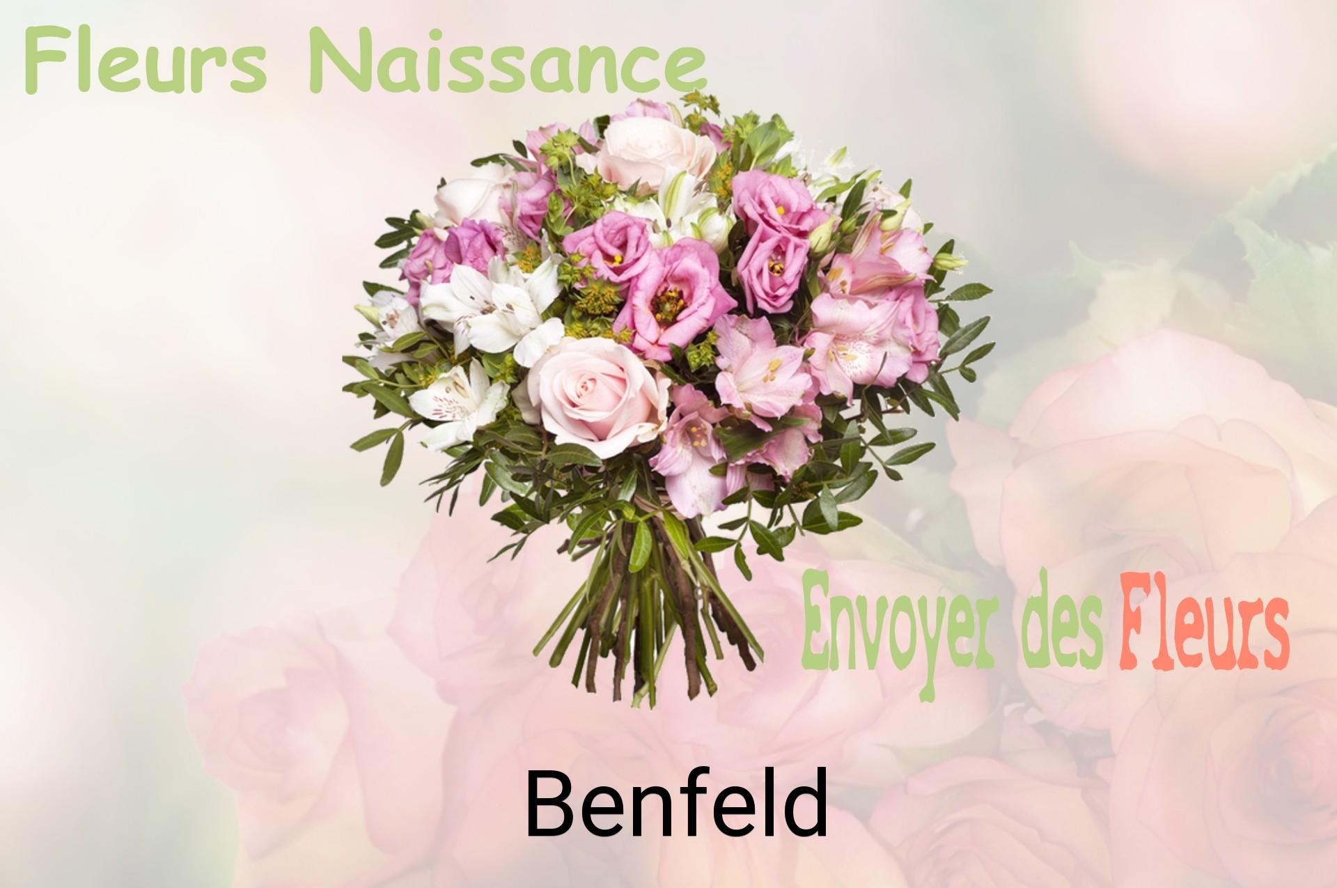 Bouquet de fleurs de naissance livré à Benfeld